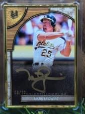 2025 Topps Museum Collection Museum Framed Autographs Mark McGwire #FMA-MM card