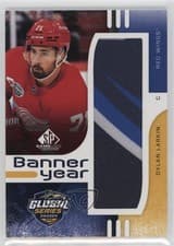 2024-25 SP Game Used 2023 Global Series Sweden Banner Year Relics Dylan Larkin #BYGS-DL card