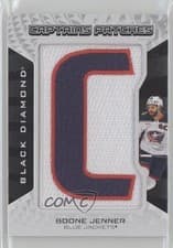 2025-26 Upper Deck Black Diamond Captains Patches Boone Jenner #CP-BJ card