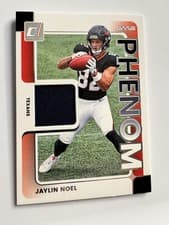 Jaylin Noel 2025 Donruss Rookie Phenom Jerseys card