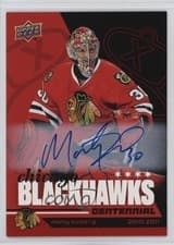 2025-26 Upper Deck Chicago Blackhawks Centennial Box Set Autographs Marty Turco #93 card