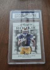 2025 Leaf Metal 92 Autographs Jeremiyah Love #92L-JL2 card