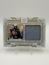 Shedeur Sanders 2025 Panini National Treasures Collegiate Colossal Materials card