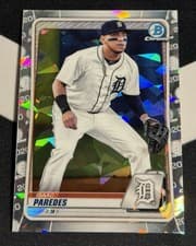 Isaac Paredes 2020 Bowman Chrome Prospects card