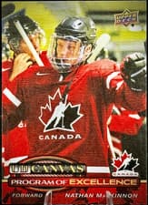 2025-26 Upper Deck UD Canvas Program of Excellence Nathan MacKinnon #C-257 card