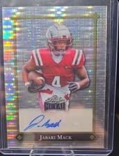 2025 Leaf Metal 92 Autographs Jabari Mack #92L-JM1 card