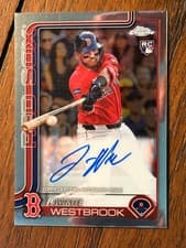 2025 Topps Chrome Update Autographs Jamie Westbrook #RA-JWE card
