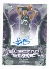 2025-26 Topps Cosmic Chrome Electro Static Signatures Ace Bailey #ESS-AB card