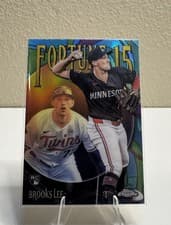 2025 Topps Chrome Logofractor Edition Fortune 15 Brooks Lee #F15-14 card