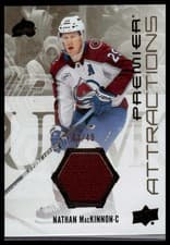 2024-25 Upper Deck Premier Premier Attractions Jersey Nathan MacKinnon #PA-NM card