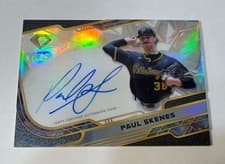 2025 Topps Diamond Icons Icons Chrome Autographs Paul Skenes #ACC-PS card