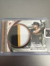 2025 Topps Museum Collection Momentous Material Jumbo Patch Relics Bryan Reynolds #MMJP-BRE card