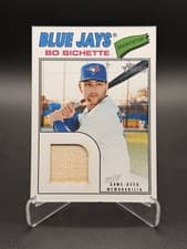 Bo Bichette 2026 Topps Heritage Real One Relics card