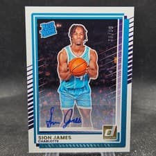 Sion James 2025 Panini Donruss card