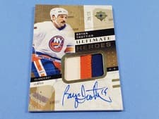 2024-25 Upper Deck Ultimate Collection Ultimate Heroes Patch Bryan Trottier #UH-BT card