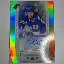 2025-26 SPx Cold Steel Signatures Jake Guentzel #CS-JG card