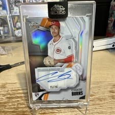 2026 Topps Chrome Black Ivory Autographs Chase Burns #IVA-CB card
