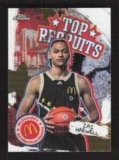 2025 Topps Chrome McDonald's All American Top Recruits Zai Harwell #TP-5 card