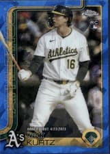 2025 Topps Chrome Update Sapphire Base Set Brooks Lee #USC6 card