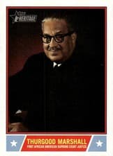 2025 Topps Heritage Notable Americans Thurgood Marshall #NS-49 card