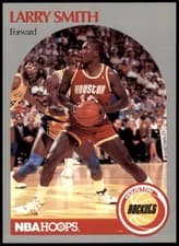 Larry Smith 1990-91 Hoops Base Set card