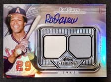 2025 Topps Sterling Seasons Autographed Relic Rod Carew #SSA-RCA card