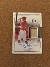 2025 Panini Impeccable Lumber Signatures Todd Frazier #36 card