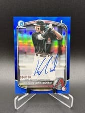 2025 Bowman Draft Chrome Prospect Autographs Kayson Cunningham #CPA-KC card