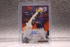 2025 Bowman Chrome Adios Autographs Charlie Condon #AAV-CC card