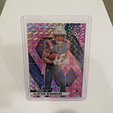 Bo Nix 2024 Panini Select card
