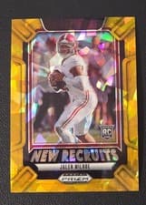 2025 Panini Prizm Draft Picks New Recruits Jalen Milroe #7 card