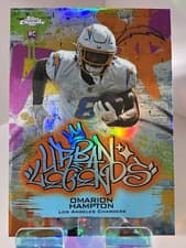 2025 Topps Chrome Urban Legends Omarion Hampton #UL-23 card