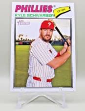 Kyle Schwarber 2026 Topps Heritage card