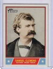 2025 Topps Heritage Notable Americans Samuel Clemens #NS-25 card