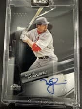 2026 Topps Chrome Black Autographs Mark McGwire #CBA-MM card