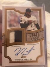 2026 Topps Topps Flagship Autograph Patch Freddy Peralta #TFAP2-FP card