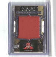 2025-26 Upper Deck Black Diamond Exquisite Extra Exquisite Rookie Jersey Zayne Parekh #ECER-ZP card