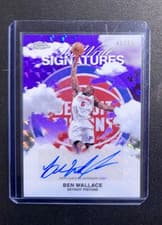 2025-26 Topps Chrome Sky Write Signatures Ben Wallace #SWS-BW card