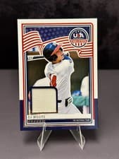 2025 Panini Stars & Stripes 18U National Team Materials PE Eli Willits #USA-EW card