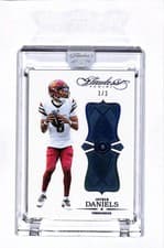 2025 Panini Flawless Anniversary Jayden Daniels #35 card