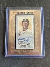 Justin Dunn 2020 Topps Allen & Ginter Mini Autographs card
