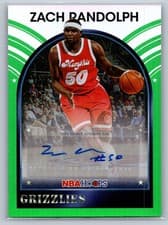 2025-26 NBA Hoops 1989 Hoops Signatures Zach Randolph #89S-ZR card