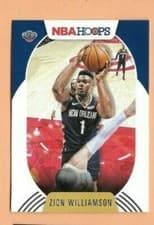 Zion Williamson 2020 Panini Hoops card