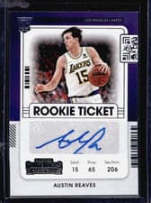 Austin Reaves 2021 Panini Contenders card