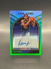 2025-26 NBA Hoops 1989 Hoops Signatures Kam Jones #89S-KJ card