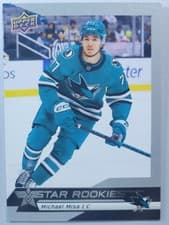 2025-26 Upper Deck Star Rookies Base Star Rookies Autographs Michael Misa #13 card