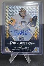 Tristan Jarry 2023 SP Authentic Pageantry card
