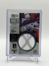 2024-25 SP Game Used 2024 Stanley Cup Finals Net Cord Relics Evan Bouchard #SCN-EB card