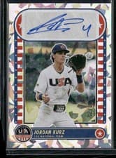 2025 Panini Stars & Stripes 15U National Team Signatures Jordan Kurz #NTS-JK card