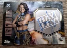 2025 Topps Exalted WWE Wrestling Insignia Ink Bayley #INI-BLY card